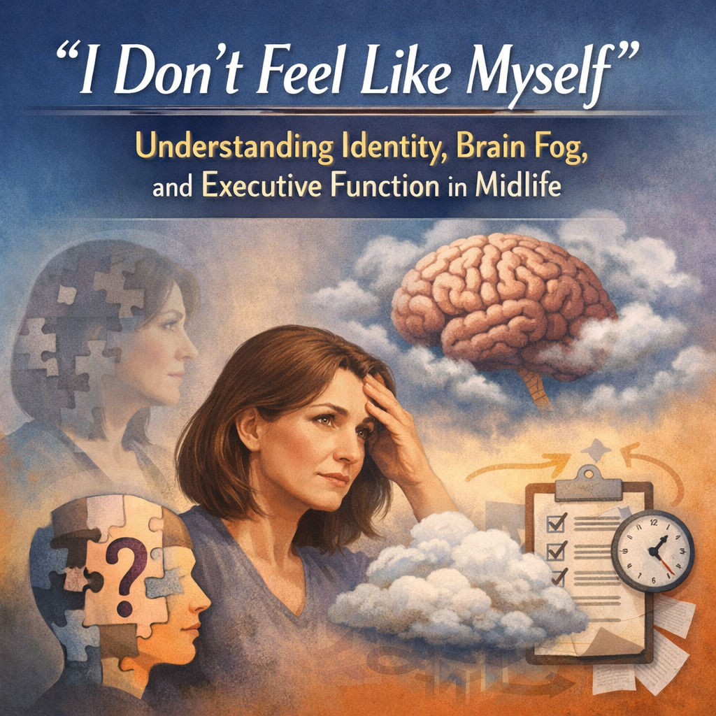 "I Don't Feel Like Myself": Understanding Identity, Brain Fog, and Executive Function in Midlife