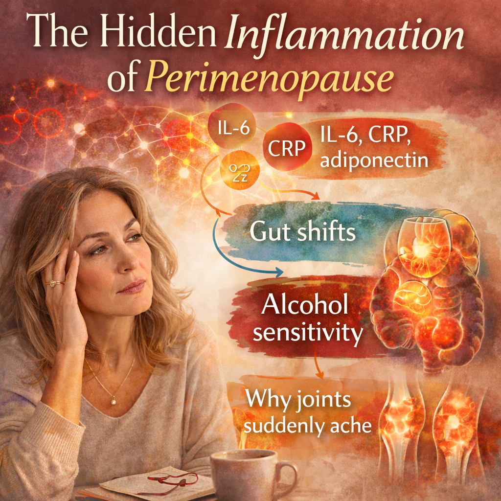 The Hidden Inflammation of Perimenopause: Why Everything Suddenly Hurts (and How to Cool the Fire)